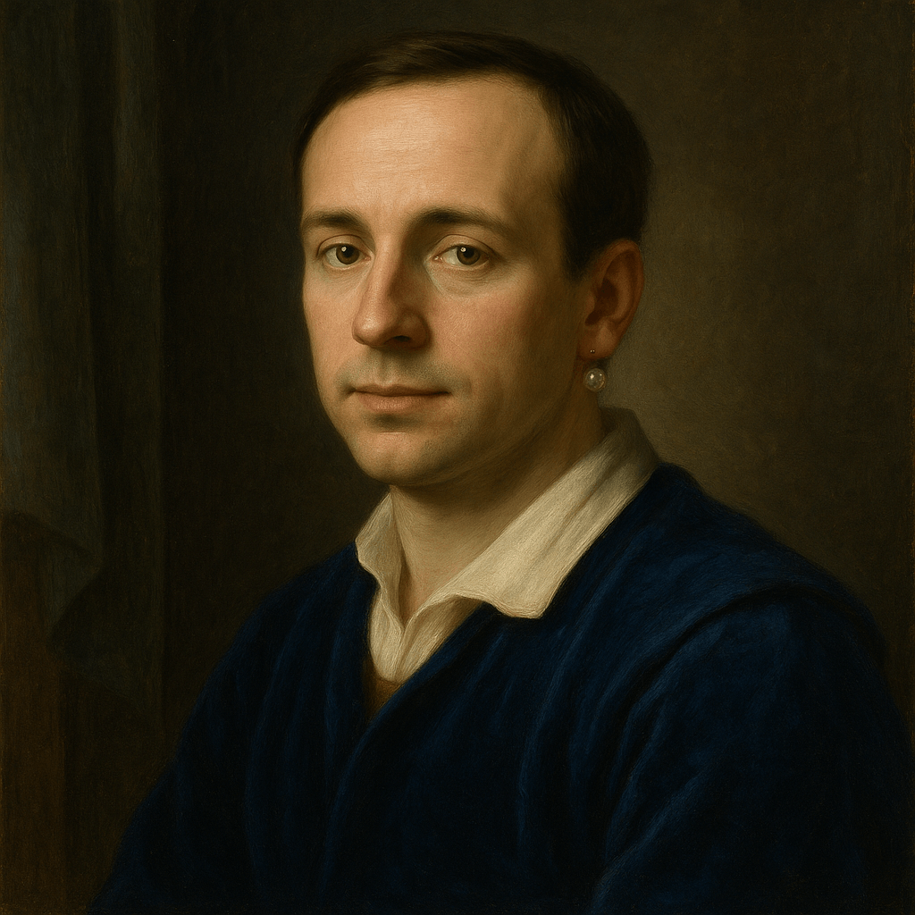 Portrait in Vermeer window light